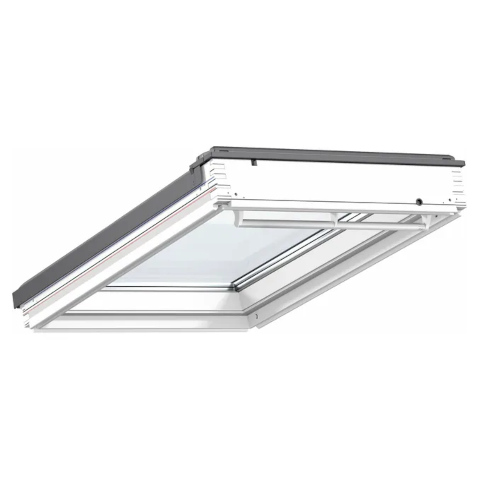 Low pitch roof windows